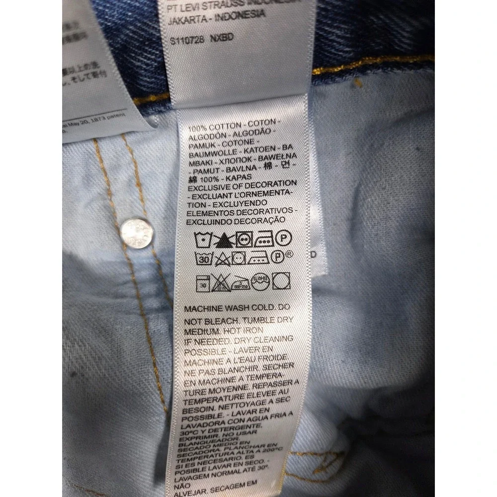 Levi's 550 Relaxed Fit Jeans Mens 36x30 Blue Denim Tapered Leg 00550-4891 - Picture 7 of 13